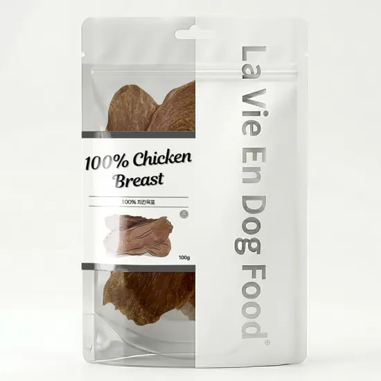 라비앙독 강아지 건강한 수제 간식 치킨육포, 100g, 1개