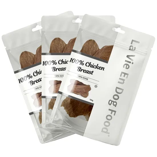 라비앙독 강아지 건강한 수제 간식 치킨육포, 100g, 3개