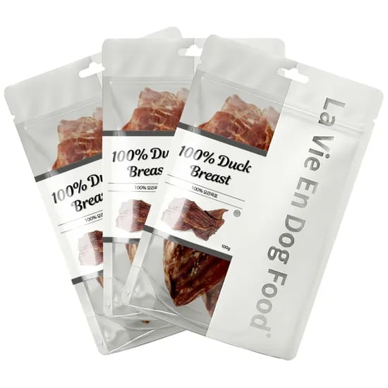 라비앙독 강아지 건강한 수제 간식 오리육포, 100g, 3개