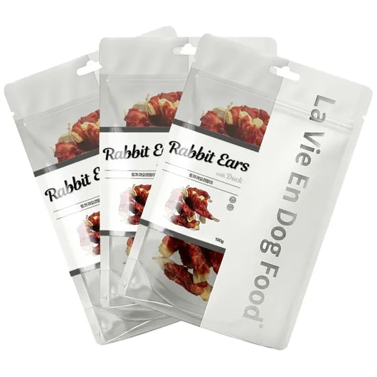 라비앙독 강아지 건강한 수제 간식 토끼귀오리말이, 100g, 3개