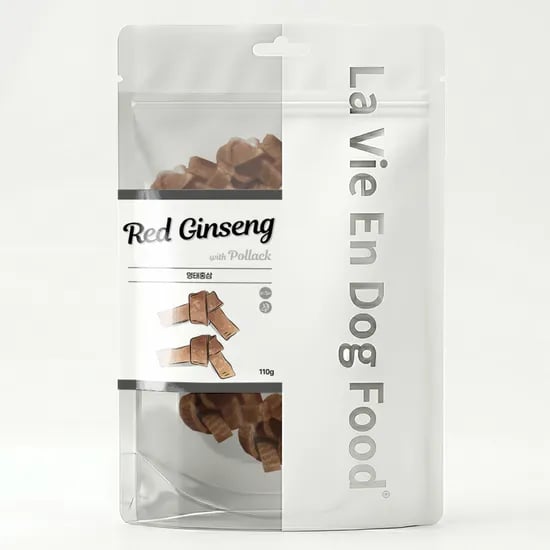 라비앙독 강아지 건강한 수제 간식 명태홍삼, 110g, 1개