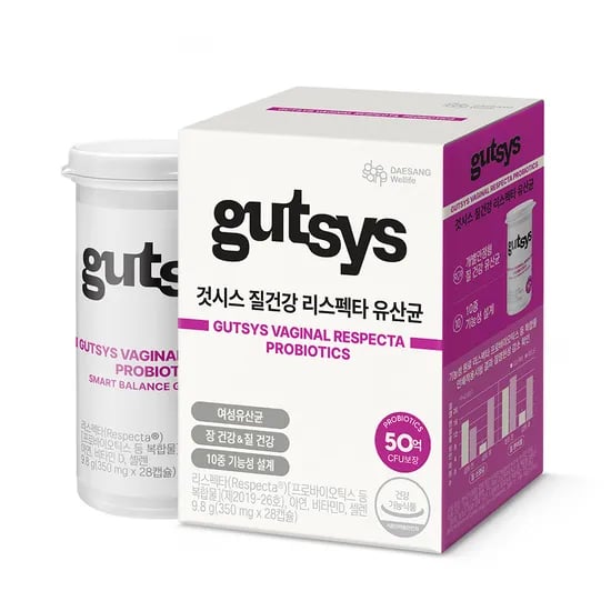 gutsys 것시스 질건강 리스펙타 유산균 28캡슐 1개