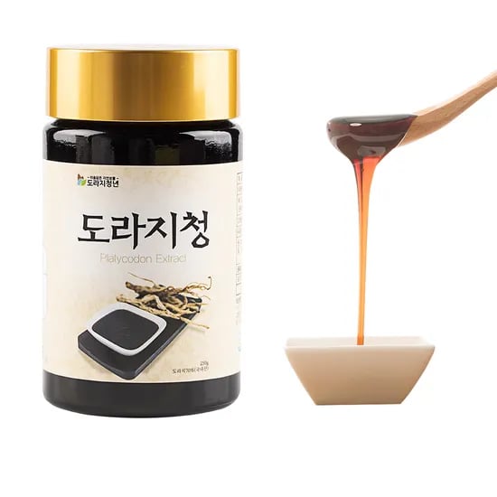 도라지청년 3년생이상 국산 약도라지 배 생강 도라지청 250g