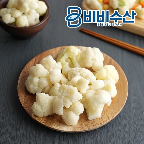 냉동야채 손질 컬리플라워 1kg 세척 업소용 식자재 콜리플라워