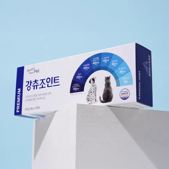 바른뉴트리펫 강츄조인트 강아지 관절 영양제 슬개골 연골 노견 건강 고양이