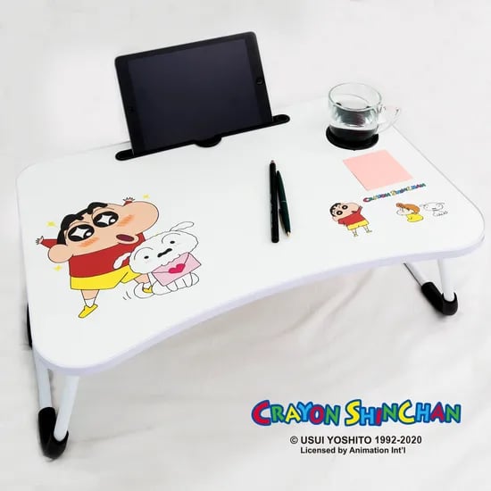 짱구 접이식 베드테이블 미니탁자 CBT-F01 침대용테이블
