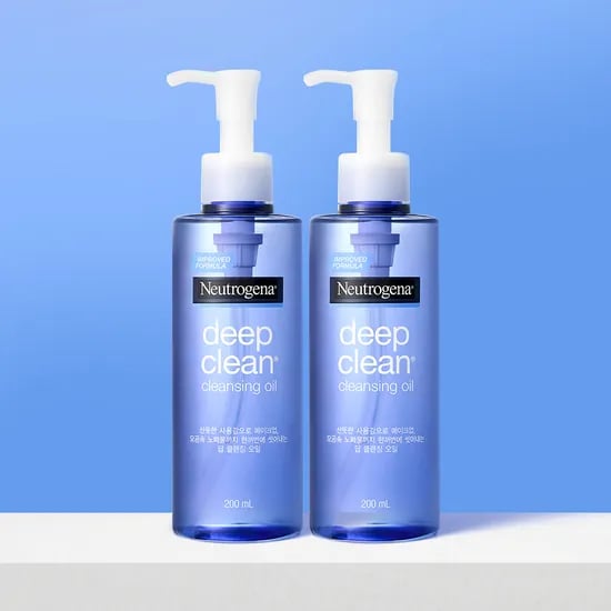 뉴트로지나 딥클린 블랙헤드 피지제거 클렌징오일 200ml, 2개