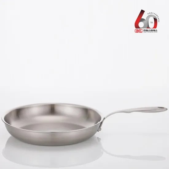 한일스텐레스 베르겐 통5중 IH 인덕션 스텐 프라이팬 28cm