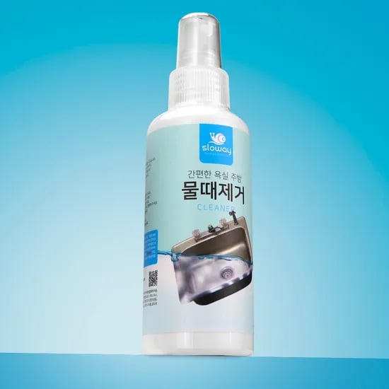 슬로웨이 물때제거제 욕실 화장실 거울 유리 유리창 샤워부스 창문 물때 제거 청소 150ml