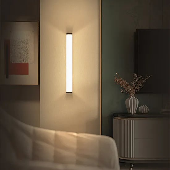 노바리빙 무선 LED 센서등 센서바 충전식 화장실 주방 현관 공간조명 100mm 주광색