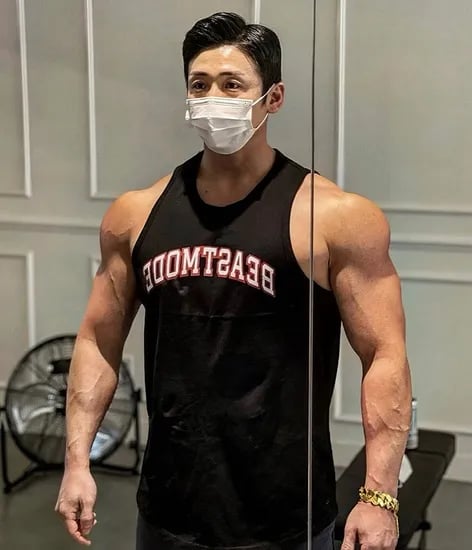 비스트모드 올드스쿨 남자 머슬 헬스나시 짐웨어 031블랙 BSMD
