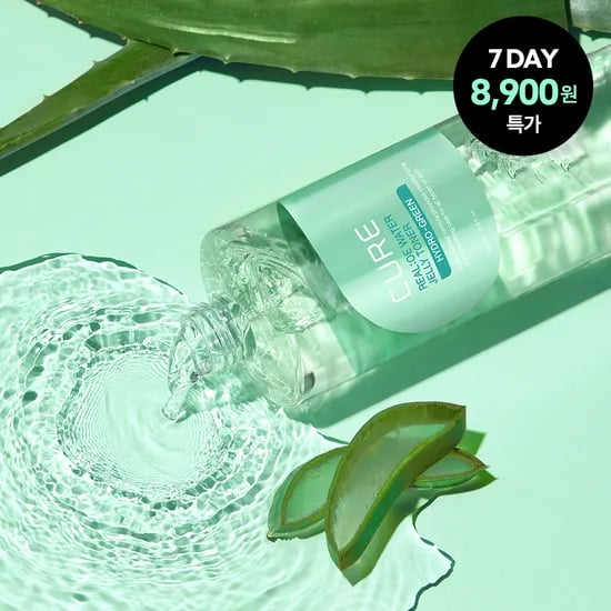 큐어 알로에 워터 젤리토너 500ml, 1개