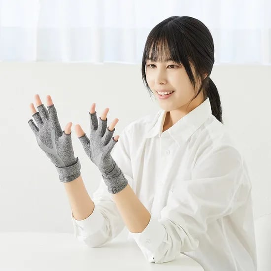 에버힐 에버그라운드 압박장갑 손가락 관절 저림 붓기 작업 반장갑