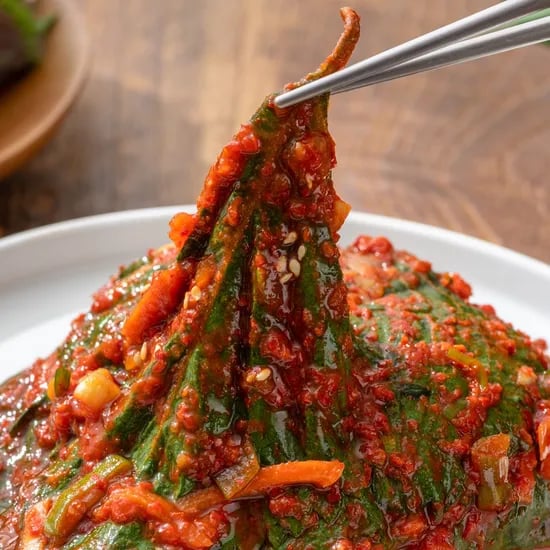 운림가 55년전통 국산 전라도 별미 깻잎김치 1kg