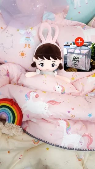 유니콘 구름 모달이불 어린이이불 세트 겨울 간절기