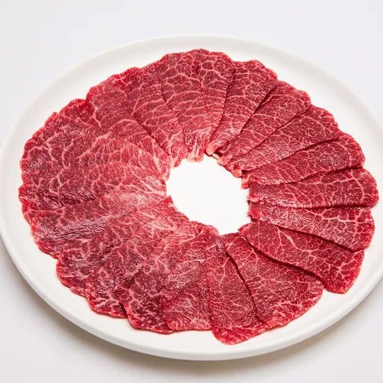 1++ 투뿔 마장동 육사시미 한우 뭉티기 소고기 생고기 쇠고기 우둔살 꾸리살 200g