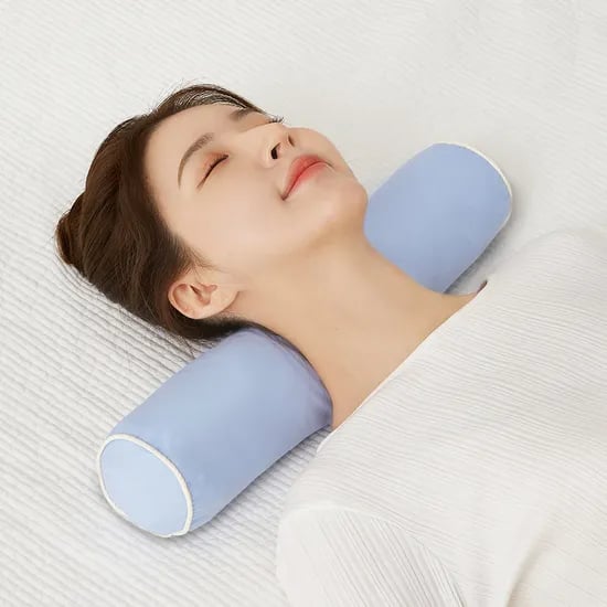 집앤콕 베개 거북목 일자목 목디스크 경추베개 원형 메밀 면
