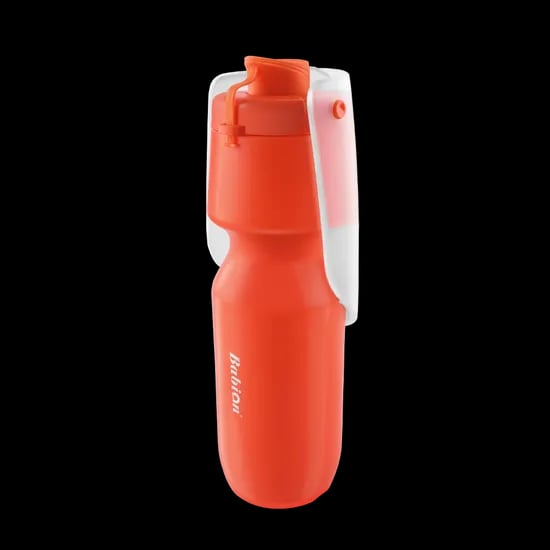 바비온 댕댕보틀 휴대용 강아지 애견 산책 물통 실리콘 물병 700ml 오렌지/그린