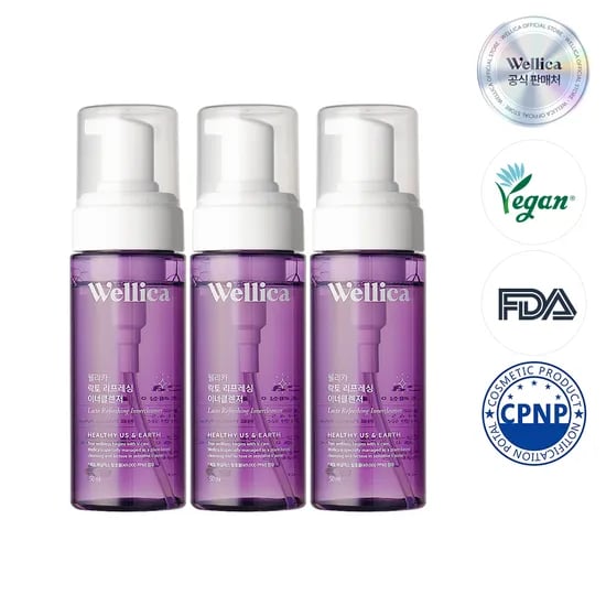 여성청결제 질세정제 Y존케어 저자극 비건 약산성 웰리카 150ml, 3개
