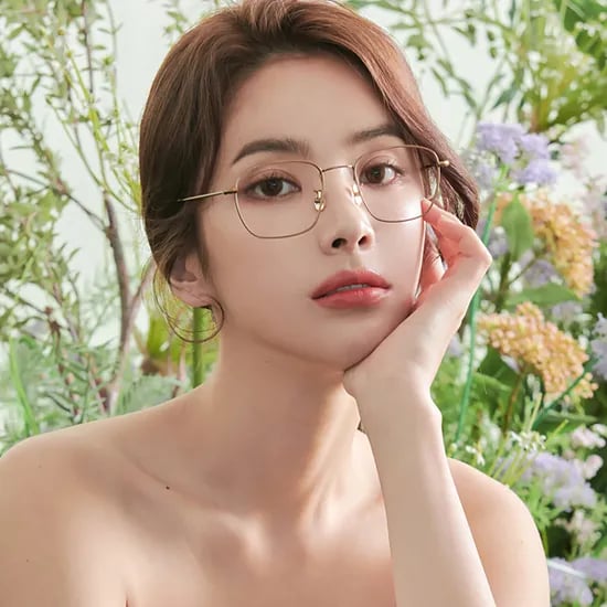 티타늄 안경 테 시력보호 자외선 블루라이트 차단 남자 여자 패션 사각