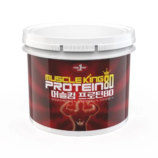 머슬킹 프로틴80 원데이뉴트리션 동식물성 단백질 헬스 보충제 ISP, WPC 4kg