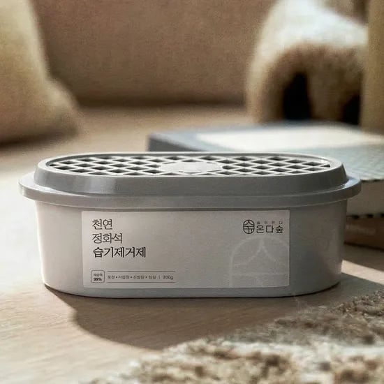 온다숲 제습제 반영구 국산100% 천연 습기제거제 옷장 집안 제습 장마철