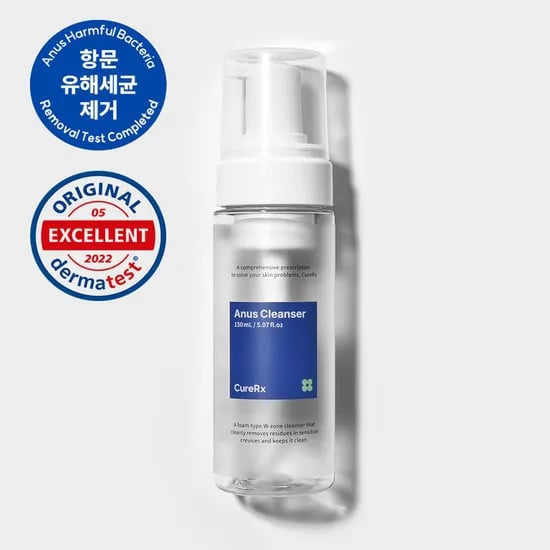 큐어알엑스 아누스 항문세정제 전용 청결제 클렌저 150ml, 1개
