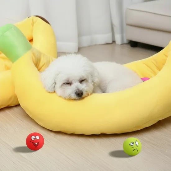 강아지 방석 애견 고양이 대형견 바나나 쿠션 S