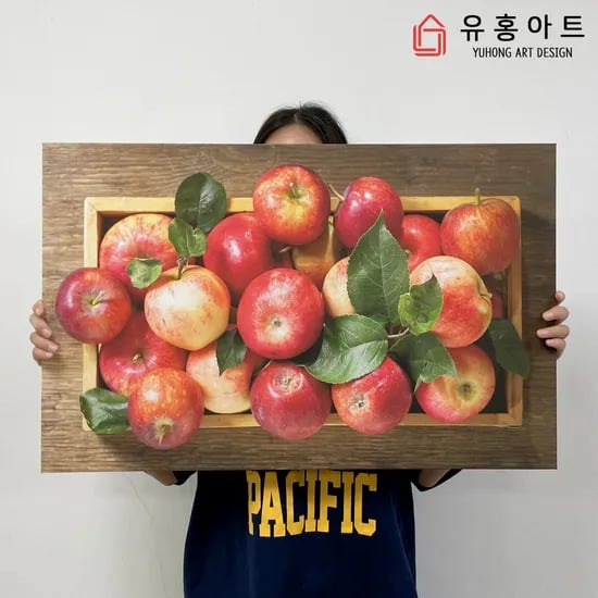 사과 그림 캔버스 인테리어소품 3호