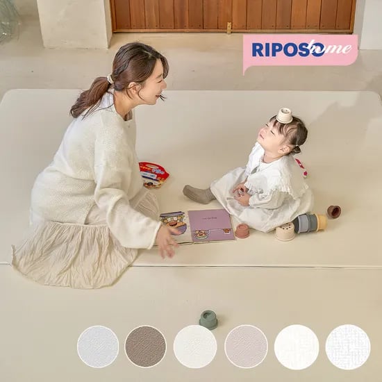 리포소홈 츄잉 PVC 층간소음매트 아기 놀이방매트 인테리어 거실 복도매트
