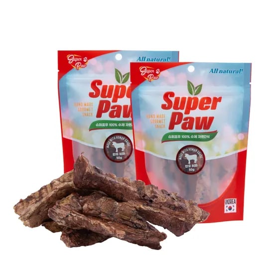 슈퍼포우 강아지 고양이 수제간식 한우 허파 50g