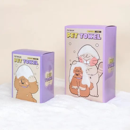 펫트리움 펫타올 강아지 고양이 목욕 수건 애견타올 담요
