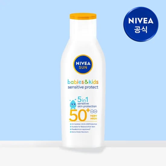 니베아 선 키즈 센서티브 프로텍트 선로션 (SPF50+/PA++++) 200ml, 1개