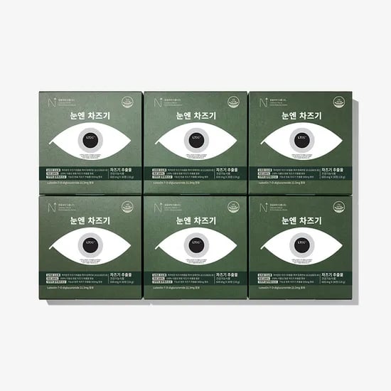 뉴트립 눈엔 차즈기 루테올린 차즈기추출물 500mg 30정, 6개