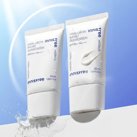 이니스프리 히알루론 수분 백탁없는 선크림 SPF50+ 50ml, 2개