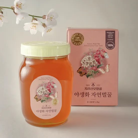 지리산모향골 자연 벌꿀 야생화꿀 1.2kg
