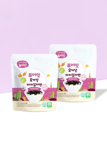 퓨어잇 오가닉 아이김자반 바다와야채