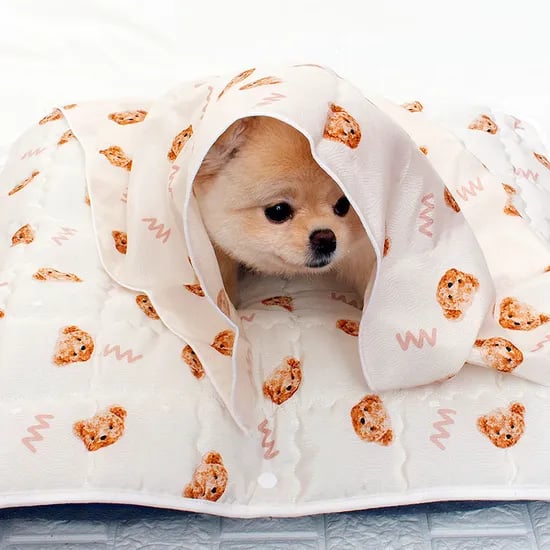 강아지 이불 블랭킷 고양이 사계절 담요 부드러운 펫 애견 쿠션 더블유곰 소