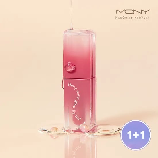 MQNY 듀이 워터 글로우 립틴트 3.5g 9종 /지속력좋은 타투틴트 플럼퍼 립글로스 여름뮤트립