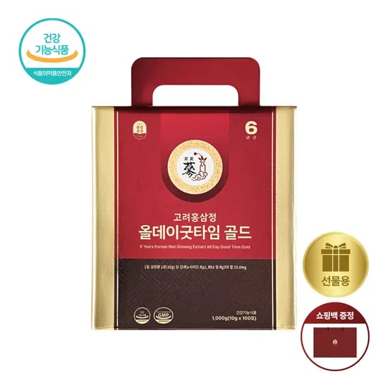 PNBG 풍년보감 고려홍삼정 진액 올데이굿타임 골드 홍삼스틱 홍삼선물세트 100포, 1개