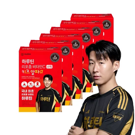 하루틴 어린이 리포좀비타민c 스틱 키즈 30포, 6개