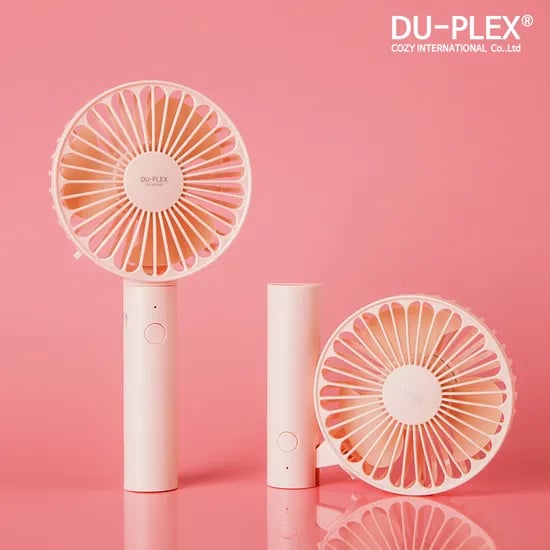 듀플렉스 휴대용선풍기 손선풍기 미니 선풍기 DP-691MF 핑크