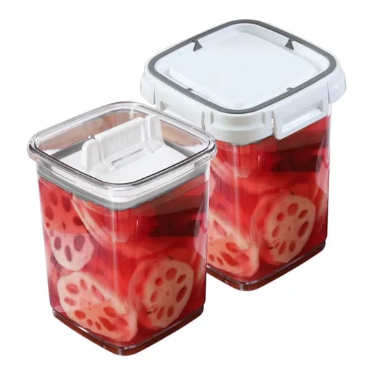 스카이락 김치통 장아찌통 정3호(누름판) 1L 1개+1개
