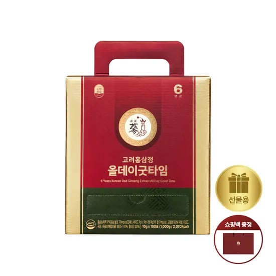 PNBG풍년보감 고려홍삼정 진액 올데이굿타임 스틱 멀티비타민 홍삼선물세트 100포, 1개