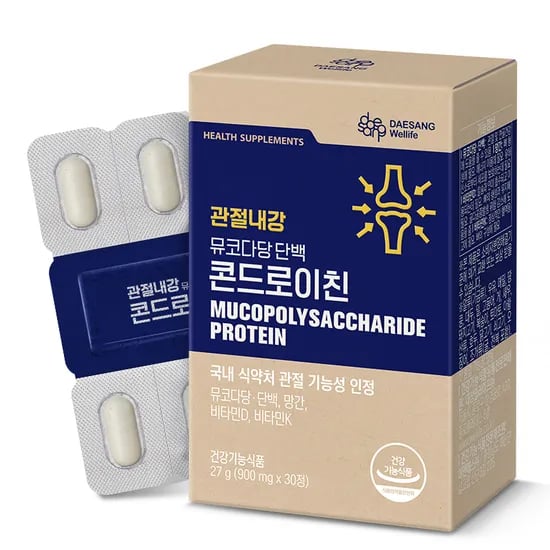 웰라이프 관절내강 뮤코다당 단백 콘드로이친 (PTP) 30정, 1개