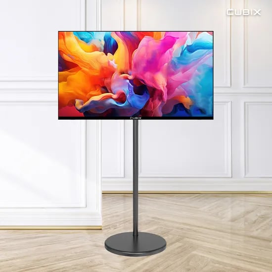 무빙큐빅스 삼탠바이미 블랙에디션 109cm(43인치) FHD 스마트티비 셋트 이동식 TV 삼텐바이미 중소바이미 X2