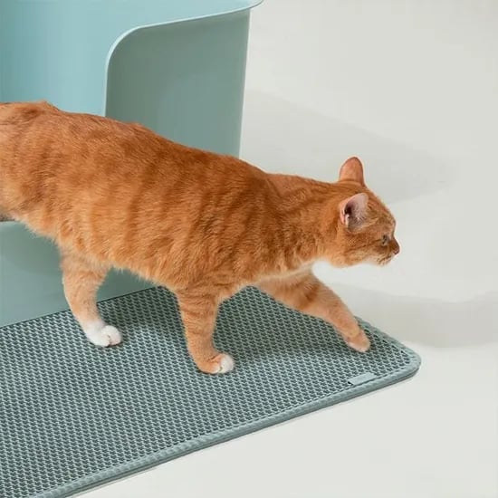 푸푸매트 고양이 화장실 사막화방지 모래매트