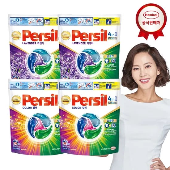 퍼실 디스크 캡슐 세제 38입x4개 겸용