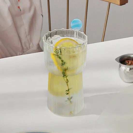 트위스터 내열 글라스 유리컵 550ml / 홈카페 하이볼잔 물컵 맥주잔