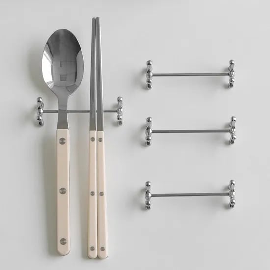 크로스 스텐 수저 받침대